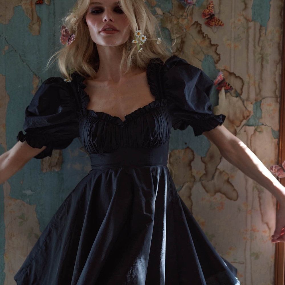 Selkie Black Caviar Jasmine Dress - Picture 4 of 6